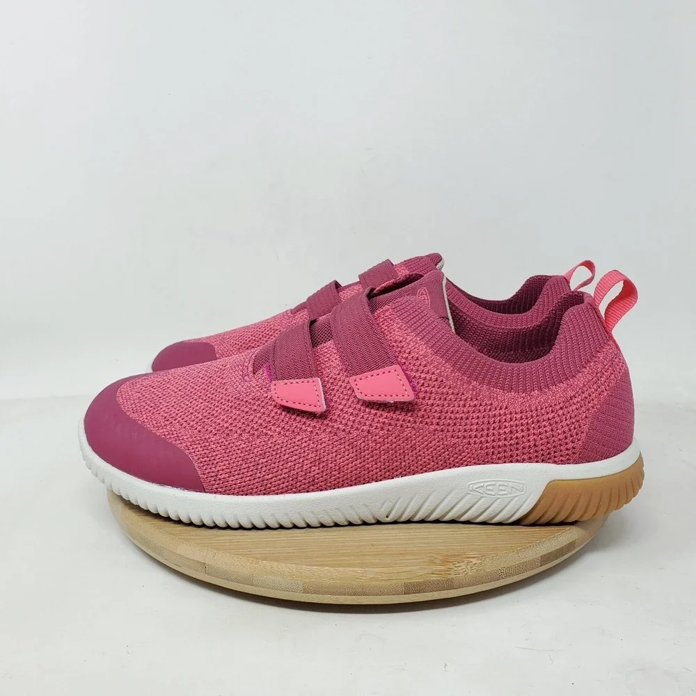 KEEN KNX Knit Shoes‎ Big Kids 6 Pink Low Lightweight Double Straps Girls Boys